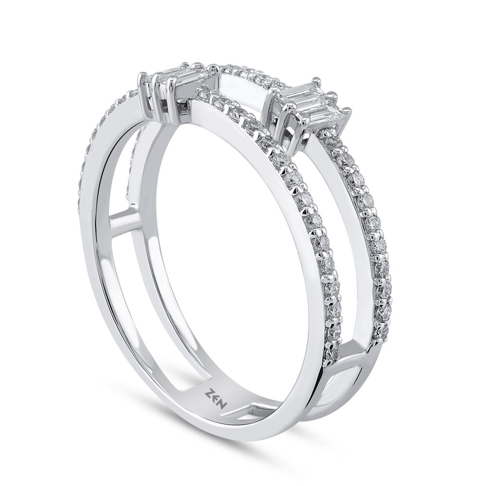 Duet Diamond Ring