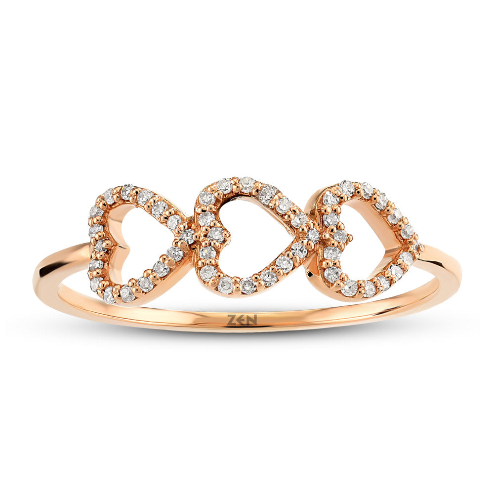 Heart Diamond Ring