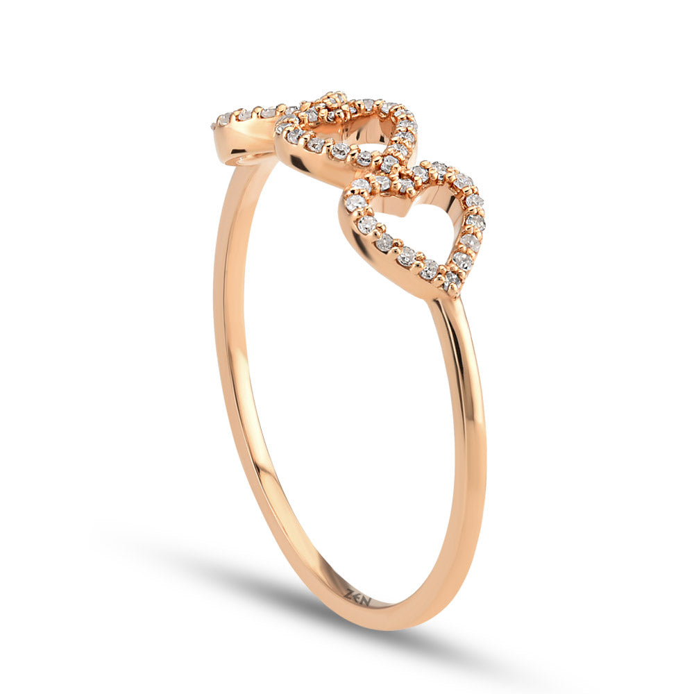 Heart Diamond Ring