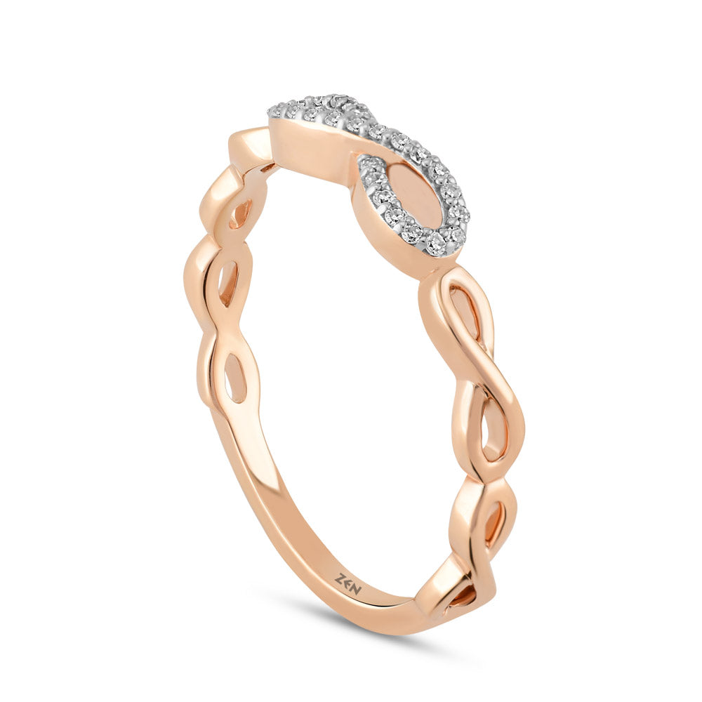 Infinity Diamond Ring