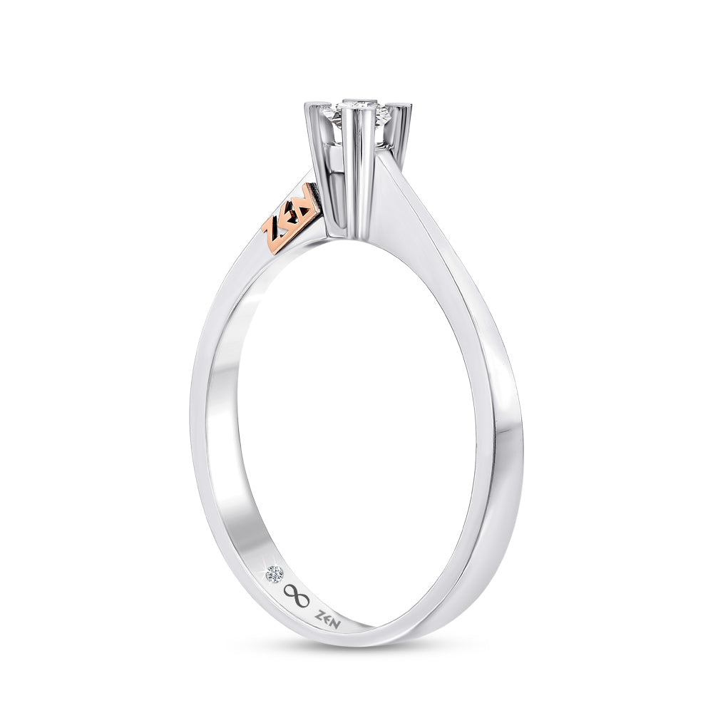 Solitaire Diamond Engagement Ring