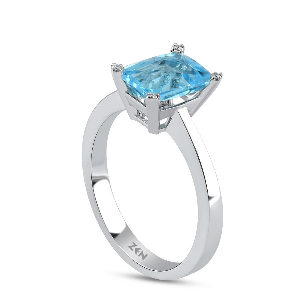 Blue Topaz Ring