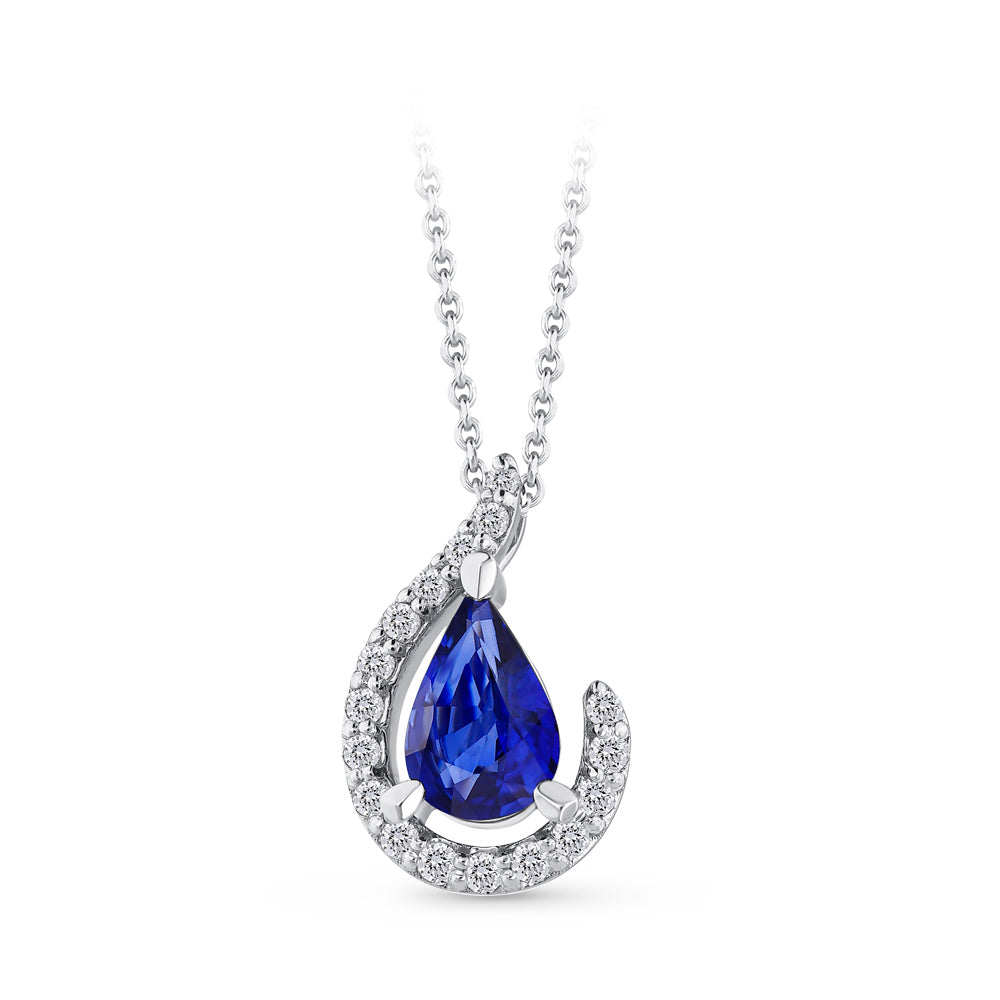 アクセサリー sapphire pendant Sapphire Necklace