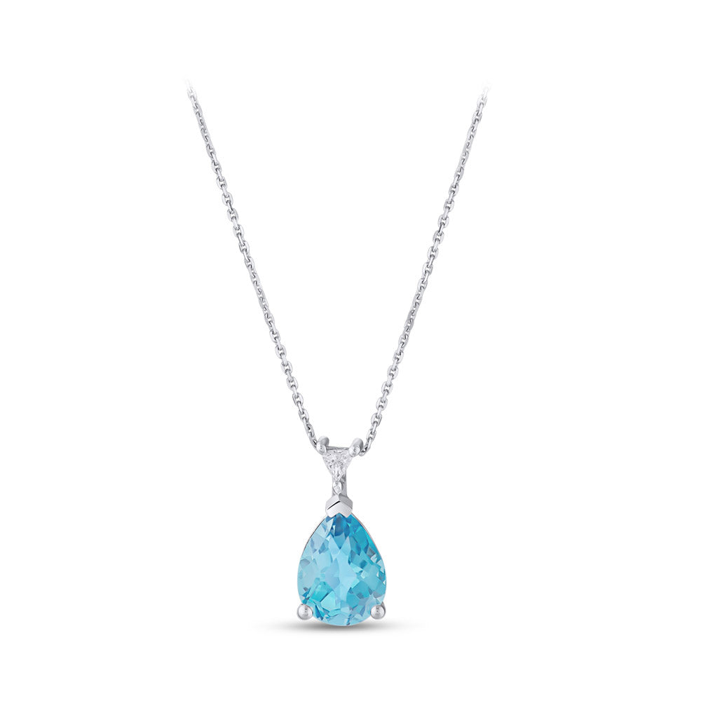 Blue Topaz Necklace