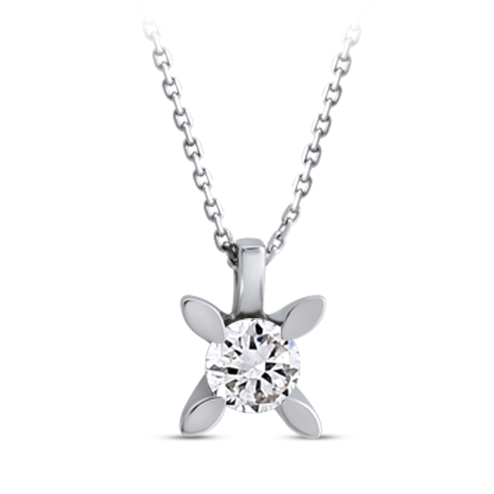 Solitaire Diamond Necklace