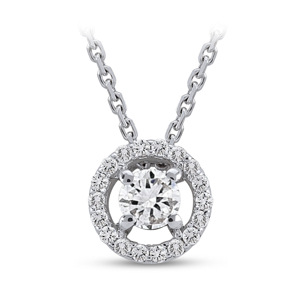 Solitaire Diamond Necklace