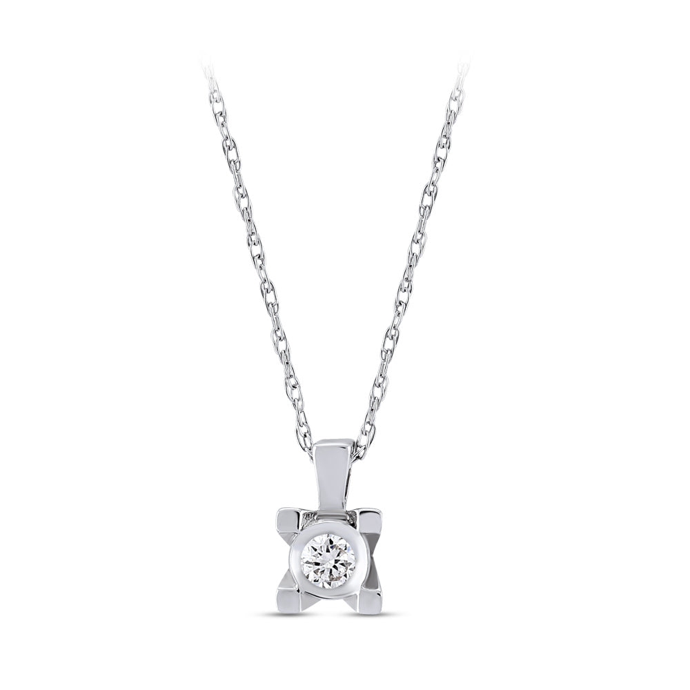 Solitaire Diamond Necklace
