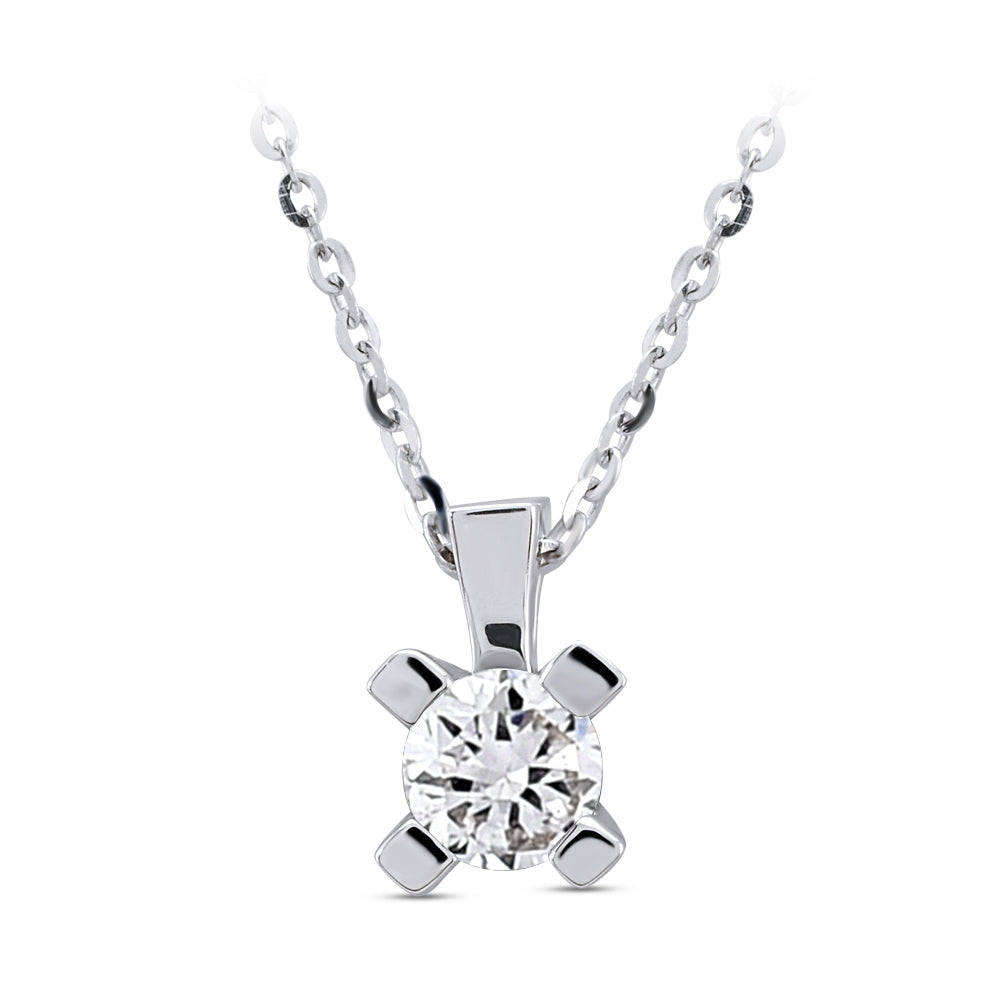 Solitaire Diamond Necklace