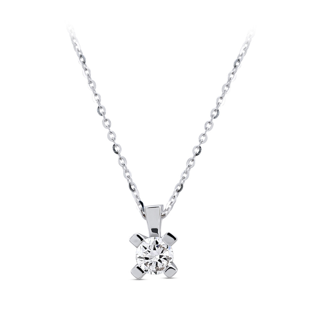 Solitaire Diamond Necklace