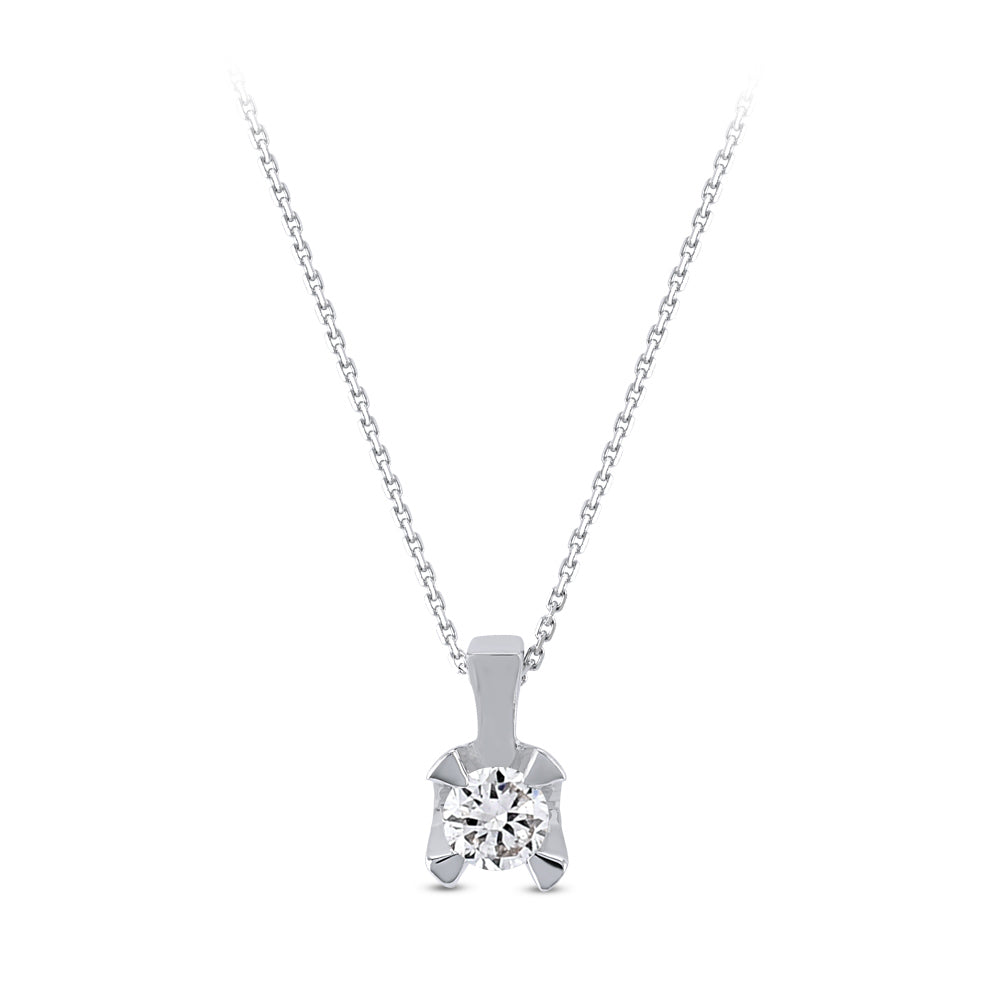 Solitaire Diamond Necklace
