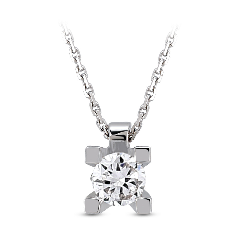 Solitaire Diamond Necklace