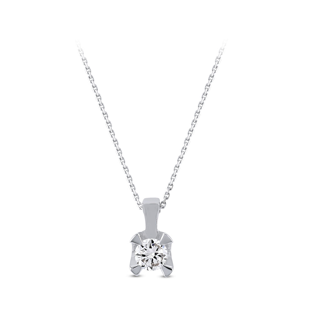 Solitaire Diamond Necklace