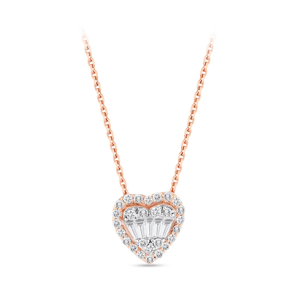 Heart Diamond Necklace