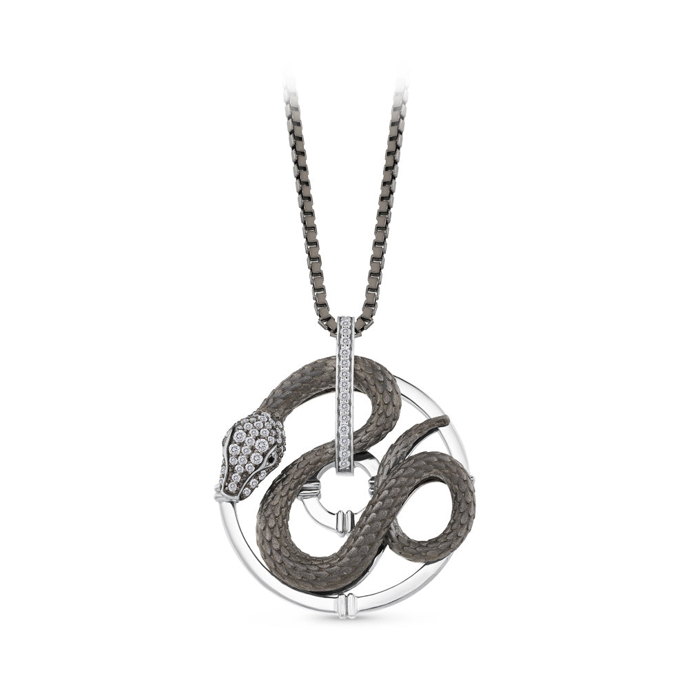 Snake Silver Necklace