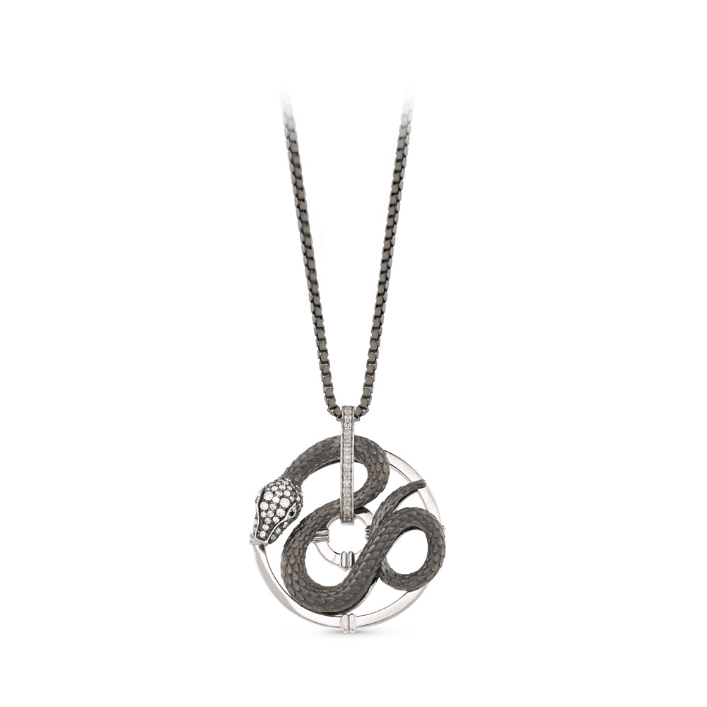 Snake Silver Necklace