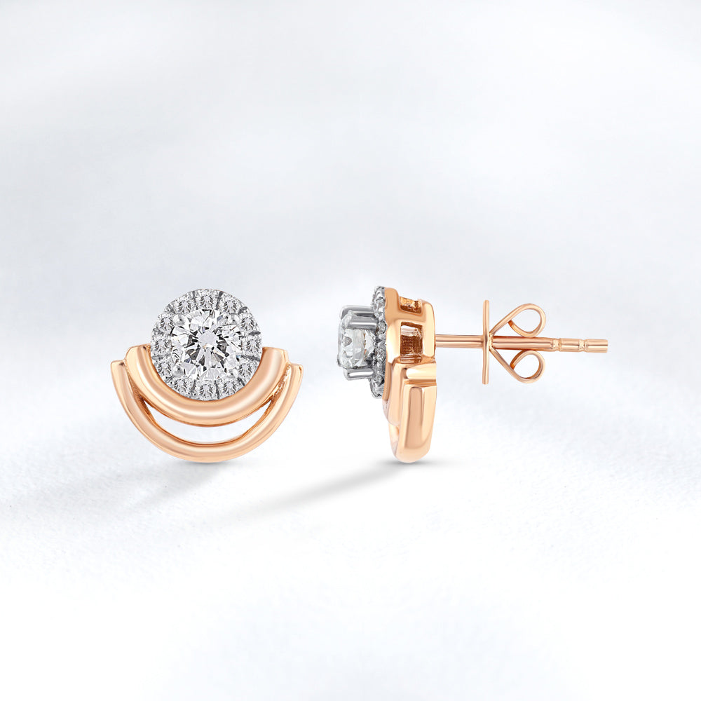Design Diamond Earrings