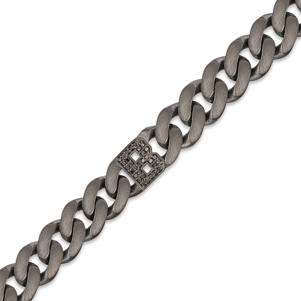 Diamond Initial Bracelet B