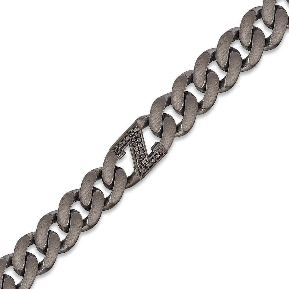 Diamond Initial Bracelet Z