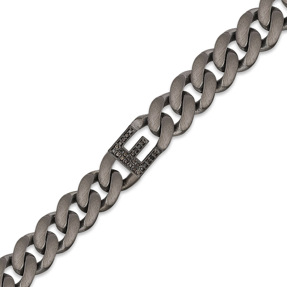 Diamond Initial Bracelet E