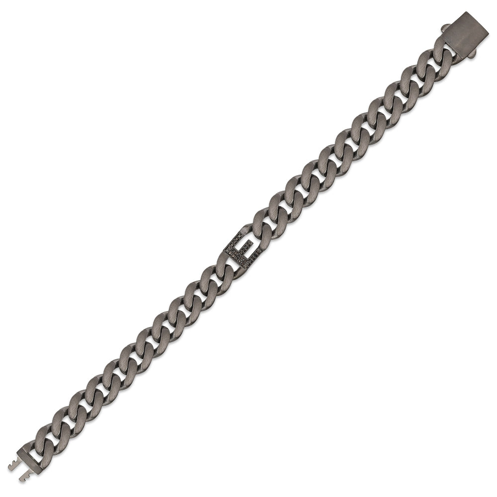 Diamond Initial Bracelet E
