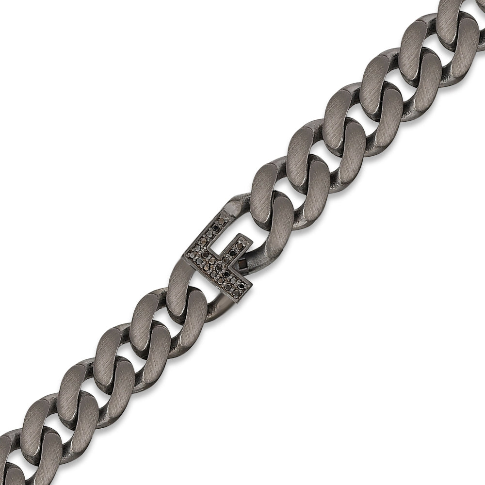 Diamond Initial Bracelet F