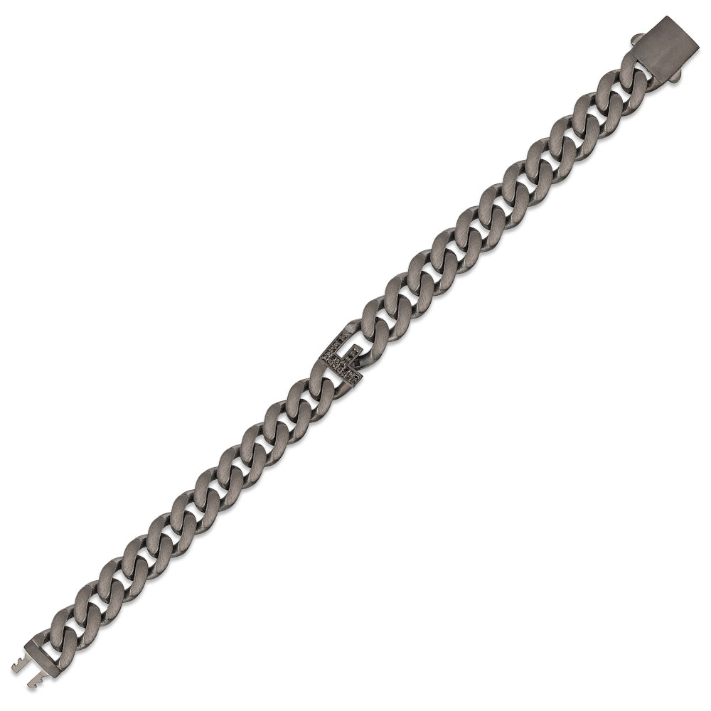 Diamond Initial Bracelet F