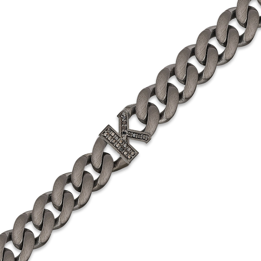 Diamond Initial Bracelet K