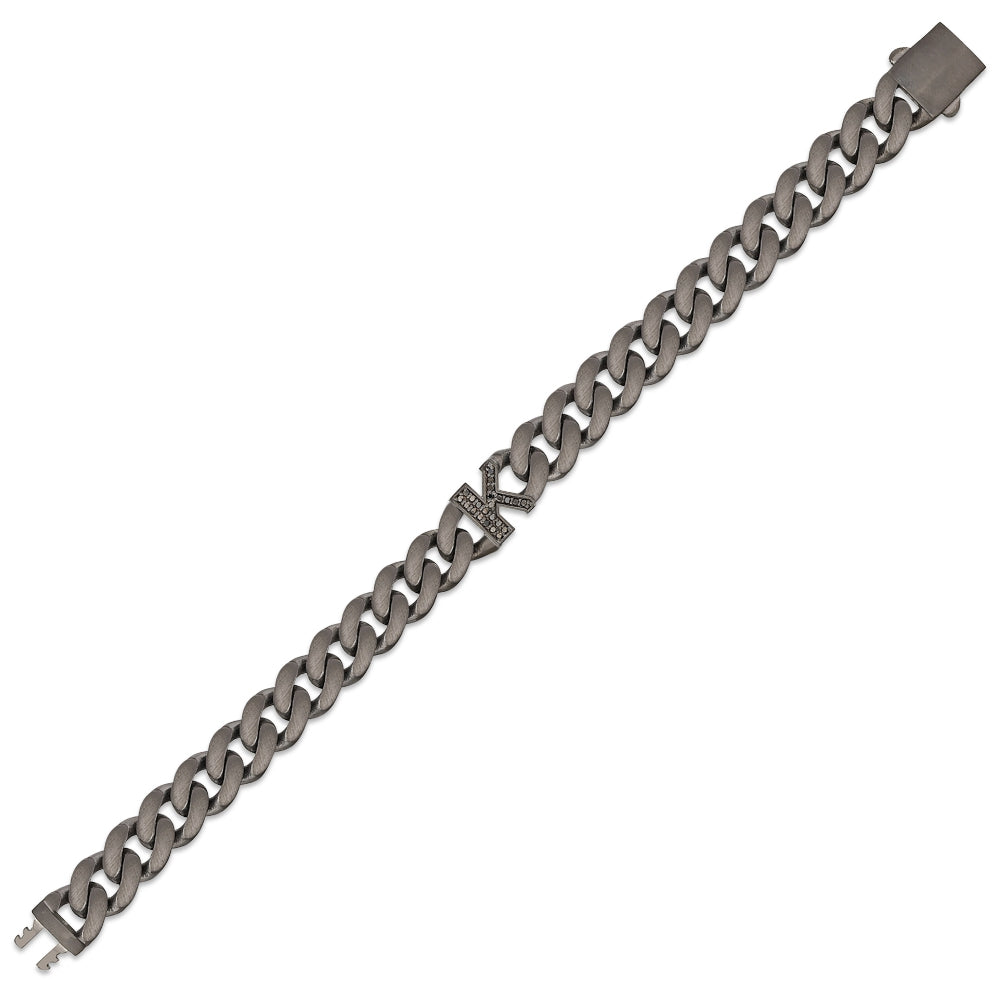 Diamond Initial Bracelet K