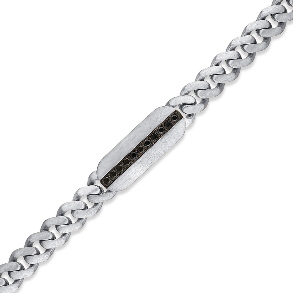 Men’s Silver Diamond Bracelet
