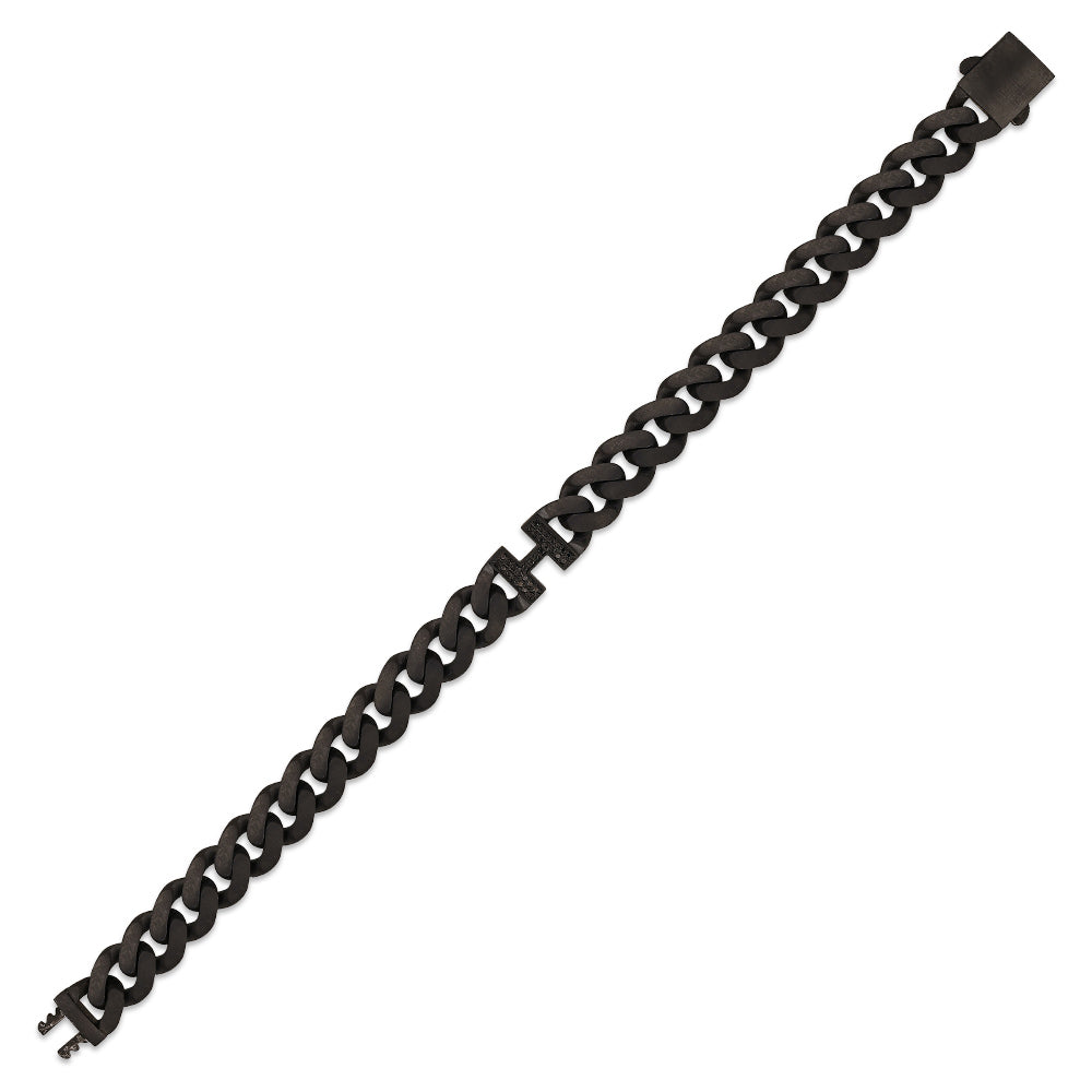 Diamond Initial Bracelet H