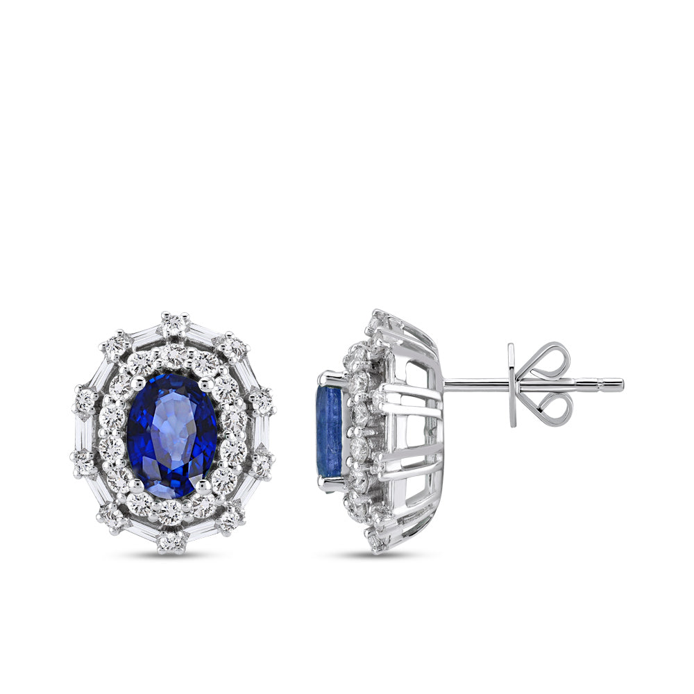 Sapphire Stud Earrings
