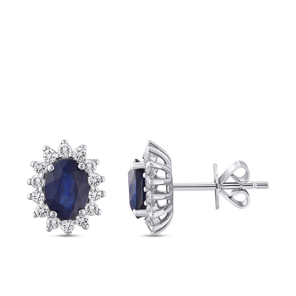 Sapphire Stud Earrings