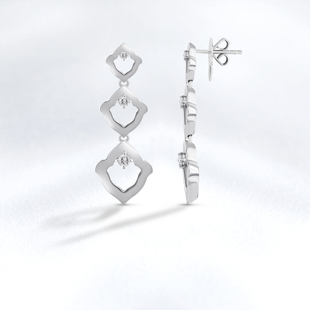 Design Diamond Earrings