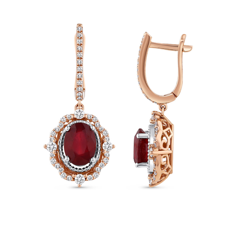 Ruby Earrings