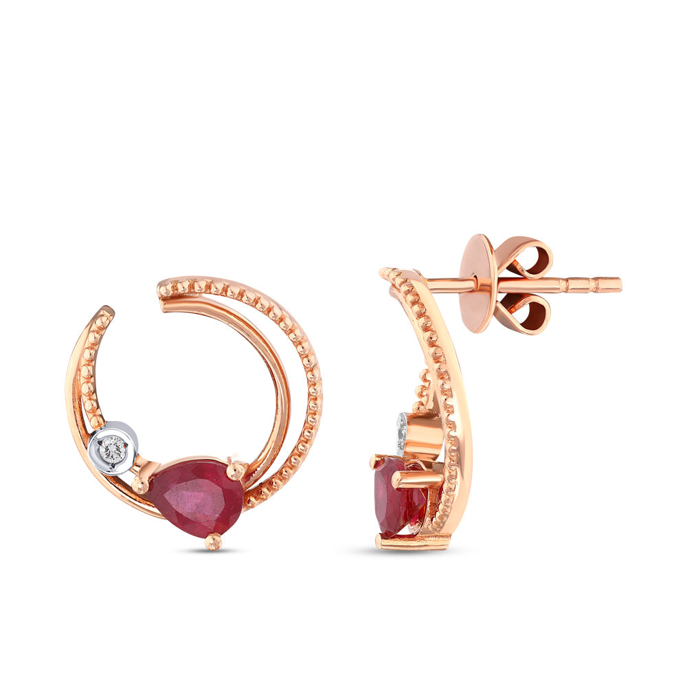 Ruby Earrings