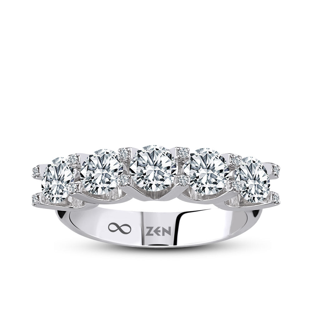 Five Stone Diamond Ring