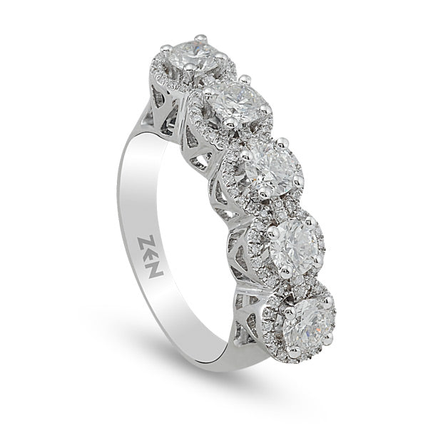 Five Stone Diamond Ring
