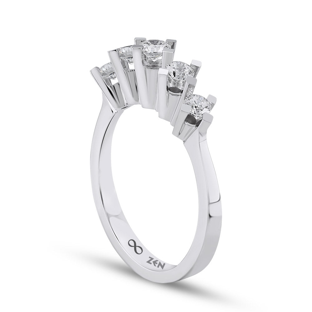 Five Stone Diamond Ring