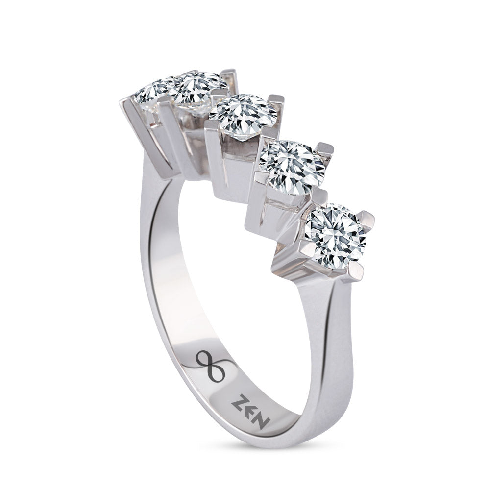 Five Stone Diamond Ring