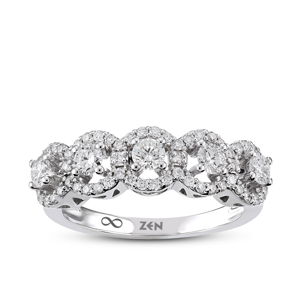 Five Stone Diamond Ring