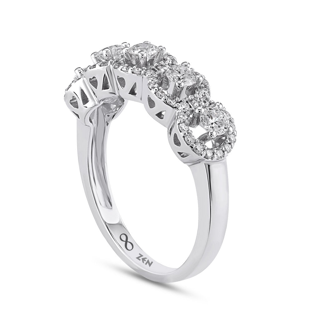 Five Stone Diamond Ring