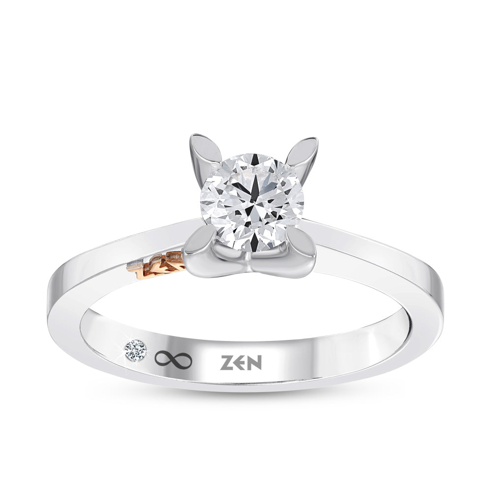 Solitaire Diamond Engagement Ring