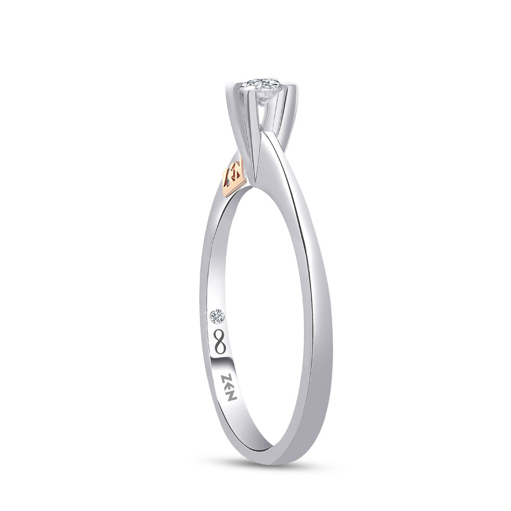 Solitaire Diamond Engagement Ring