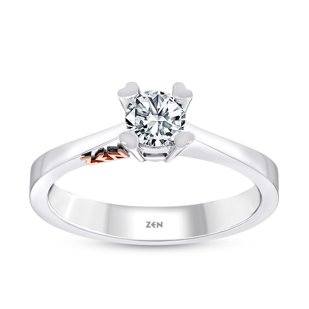 Solitaire Diamond Engagement Ring