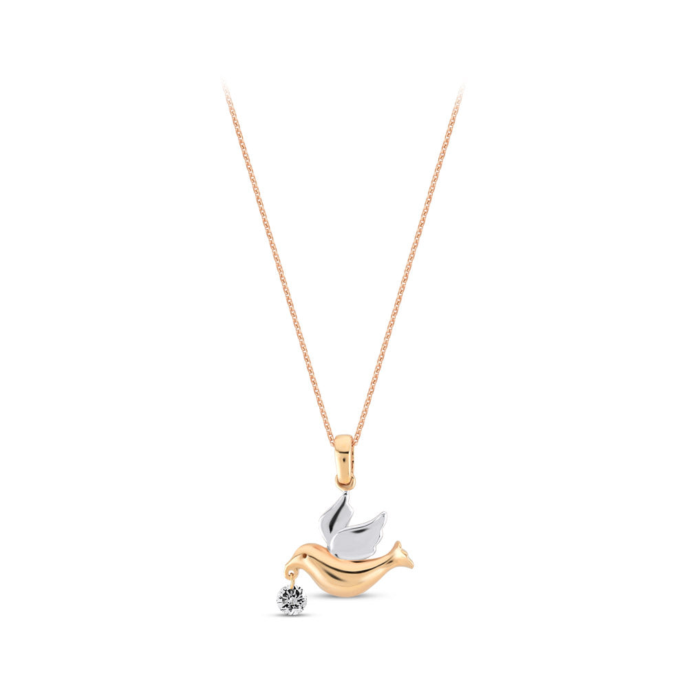 Bird Pendant with Chain