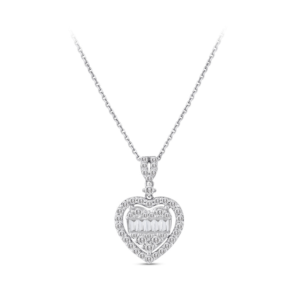 Heart Diamond Necklace