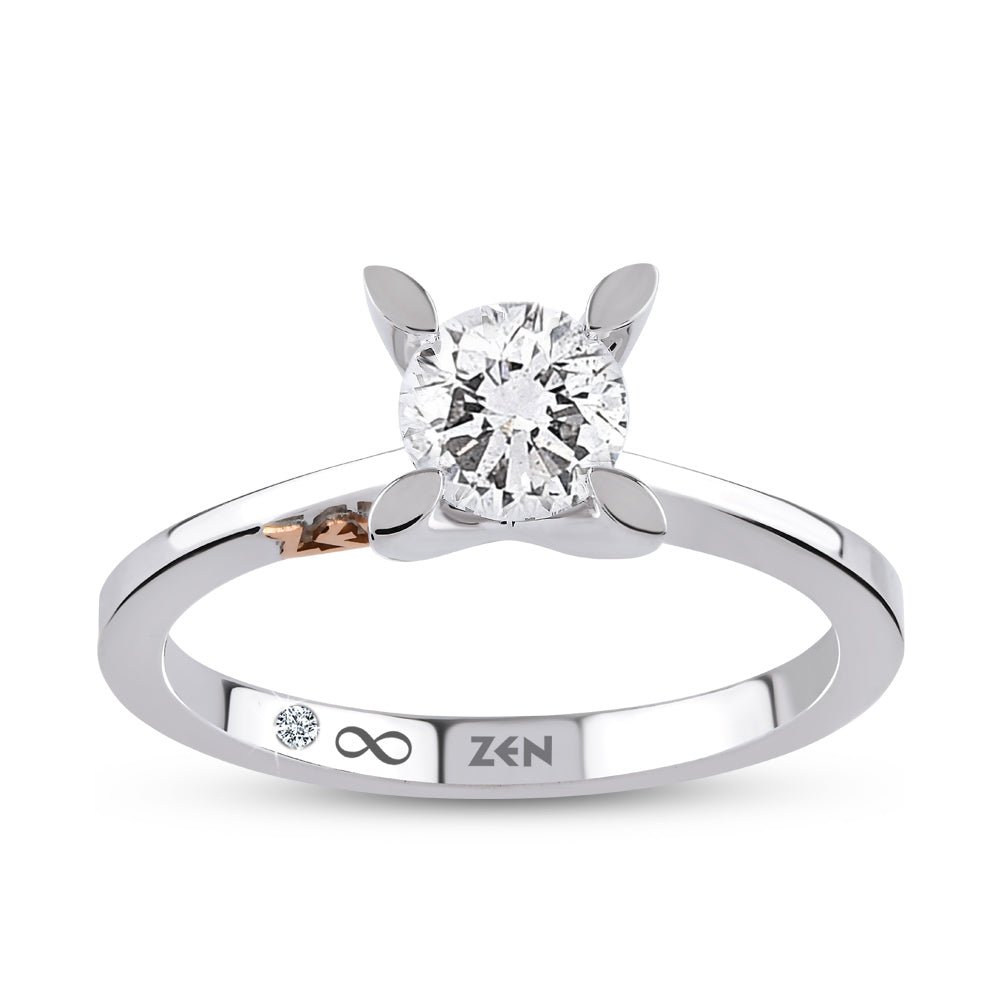 Solitaire Diamond Engagement Ring