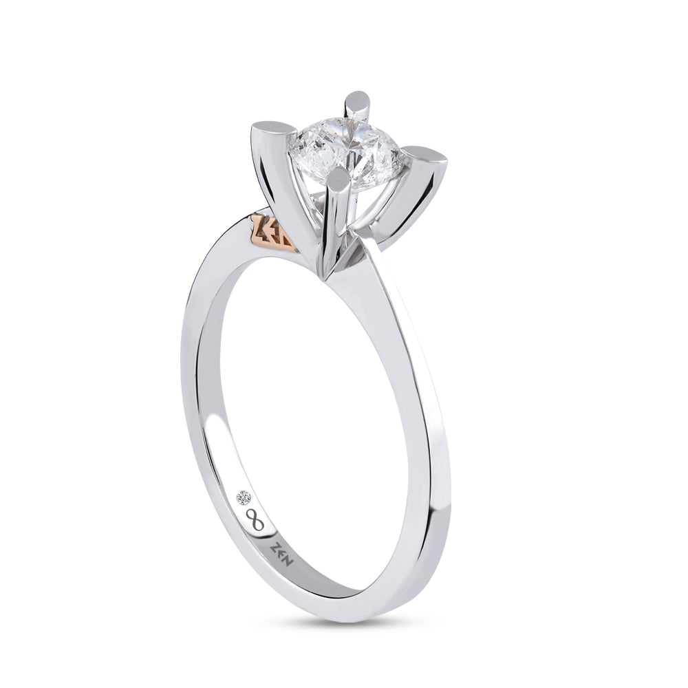 Solitaire Diamond Engagement Ring