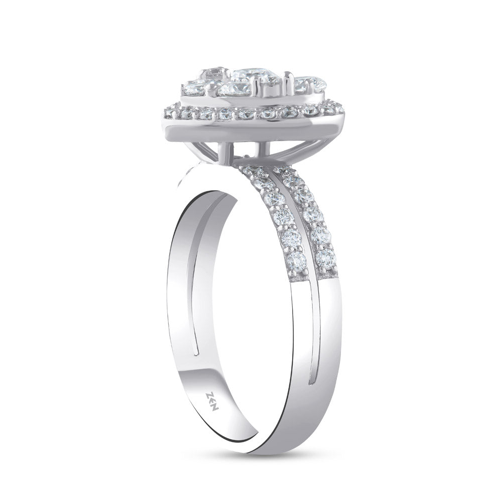 Heart Diamond Ring