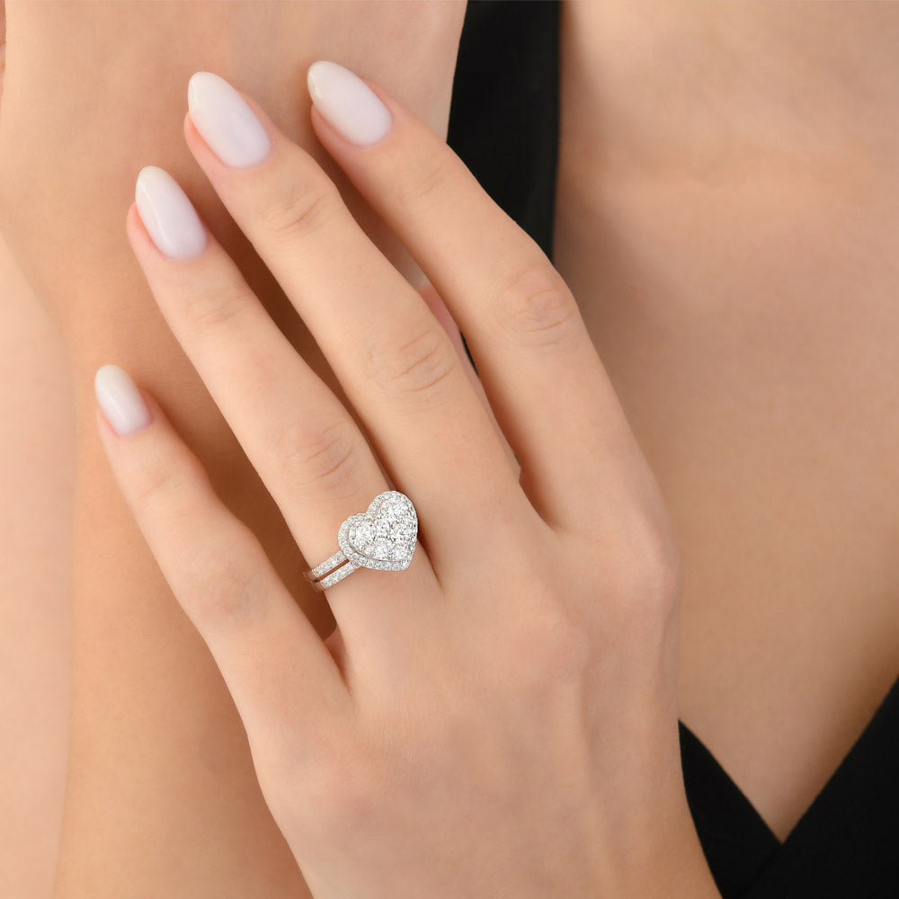 Heart Diamond Ring